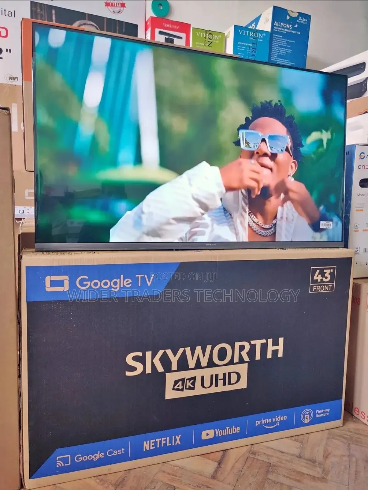 Skyworth 43" Uhd Smart Google Tv
