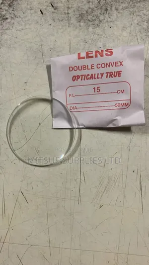 Set Of 5 Convex Lens 50mm - Fl 15cm