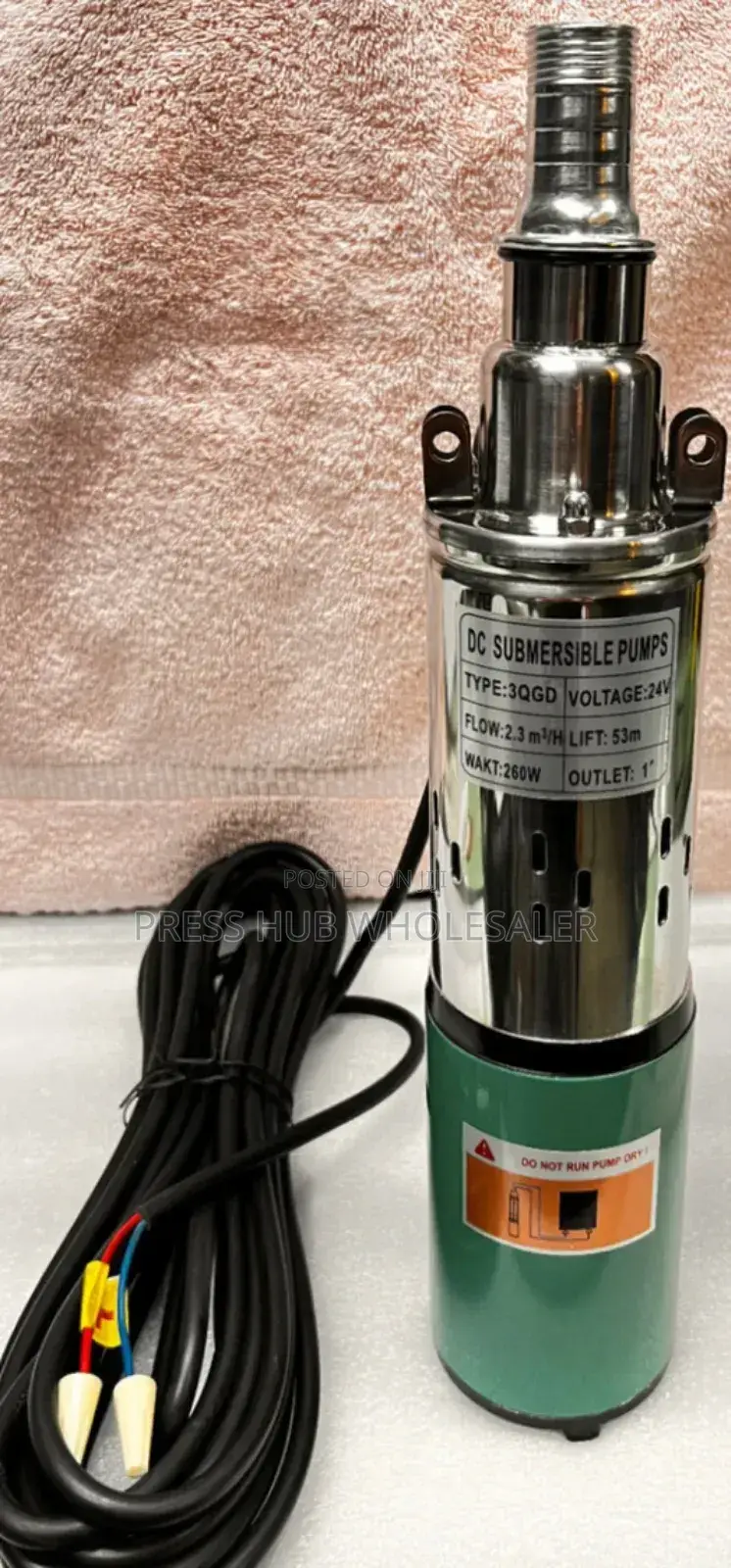 Solar-Powered Submersible Water Pump 
