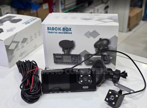 3 in 1 Dash Cam Front, Inner Rear