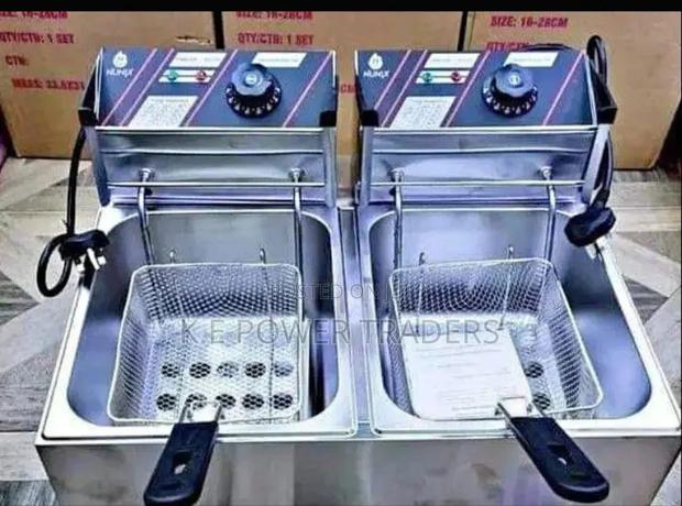 Electric Double Deep Fryer - main view
