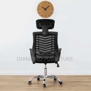 Ergonomic High Back Mesh Office Chair With Headrest .