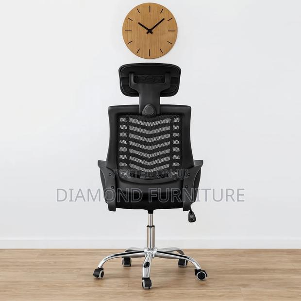 Ergonomic High Back Mesh Office Chair With Headrest . - thumbnail 2