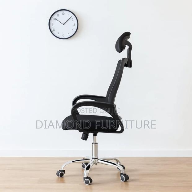 Ergonomic High Back Mesh Office Chair With Headrest . - thumbnail 7