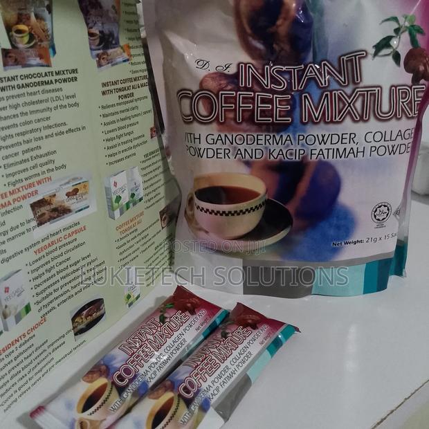 Cappuccino Coffee Mixed With Ganoderma, Anti-Oxidant, Energy Booster - main view