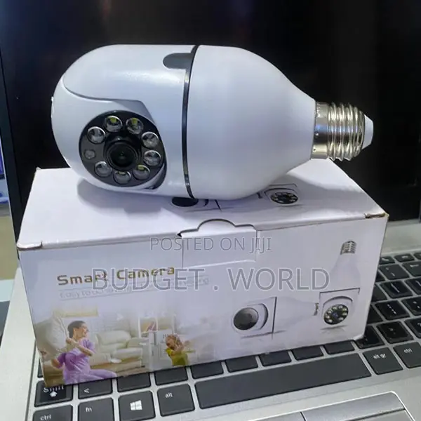 . Wireless V380 Light Bulb Camera With Night Vision