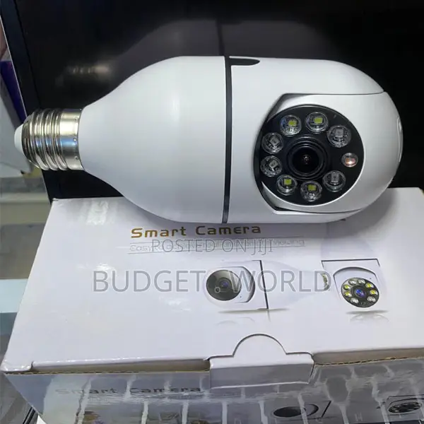 V380 Pro 360° Fisheye Light Bulb Camera