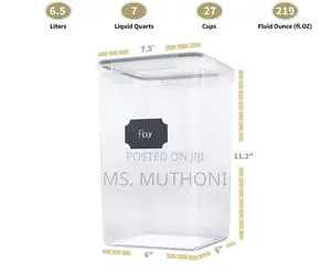 Pantry 4pcs Bpa-Free Large Airtight Food Storage Containers*