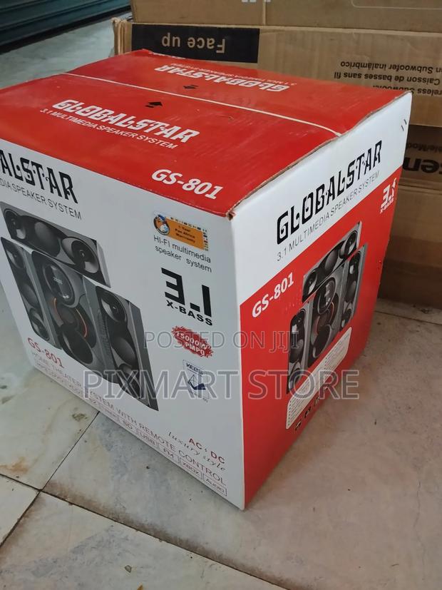 Globalstar Gs-801 3.1ch X-Bass Subwoofer 15000w Pmpo