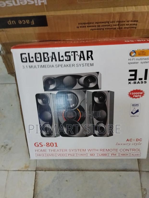 Globalstar Gs-801 3.1 Multimedia Speaker System Bt/Fm