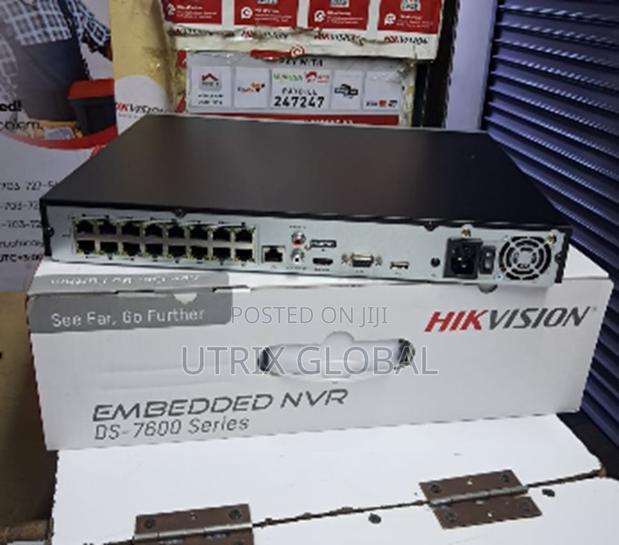 Ds-7616ni-q2/16p 16ch Hikvision Nvr Recorder