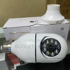 Wifi Smart Bulb Camera With Motion Alarm