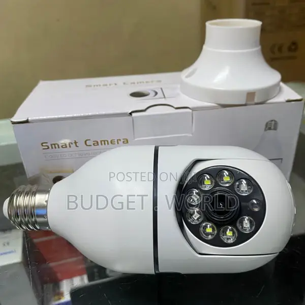 Wifi Smart Bulb Camera With Motion Alarm