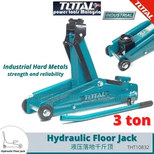 Total Hydraulic Trolley Jack 3ton Industrial Crocodile Floor Jacks