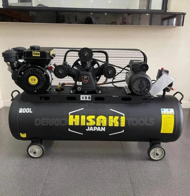 Hisaki Japan 2 in 1 Diesel/Electric Compressor - main view