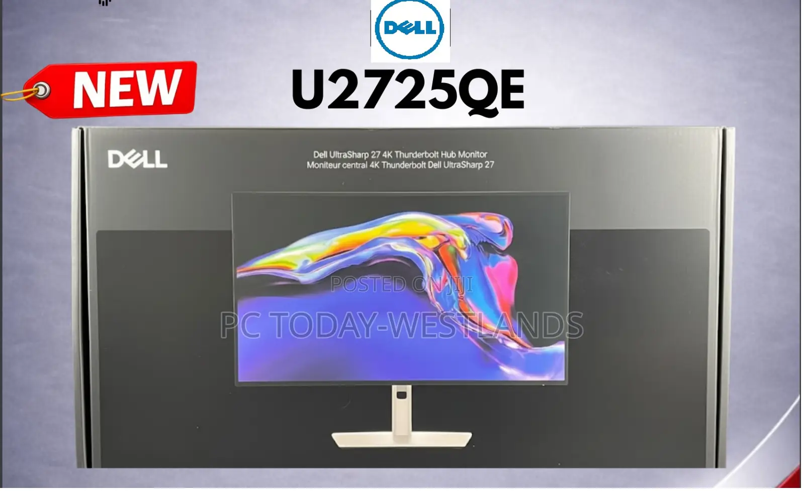 Dell Ultrasharp U2725qe 27 Inch 4kuhd Thunderbolt 4 Hub Monitor 120hz