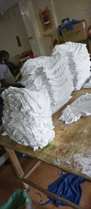 White Campaing T-shirts (Polyester)