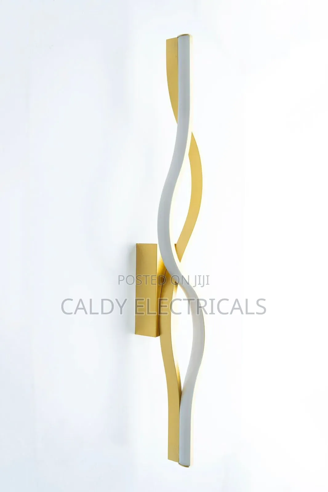 Modern Dna-Inspired Wavy Led Wall Bracket Light Fw9