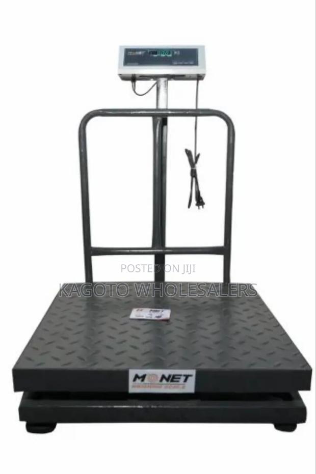 Black 300kgs Platform Weight Scale - main view