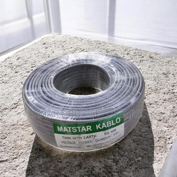 2.5mm 90metres Long Lasting Twin Earth Flat Electrical Wiring Cable