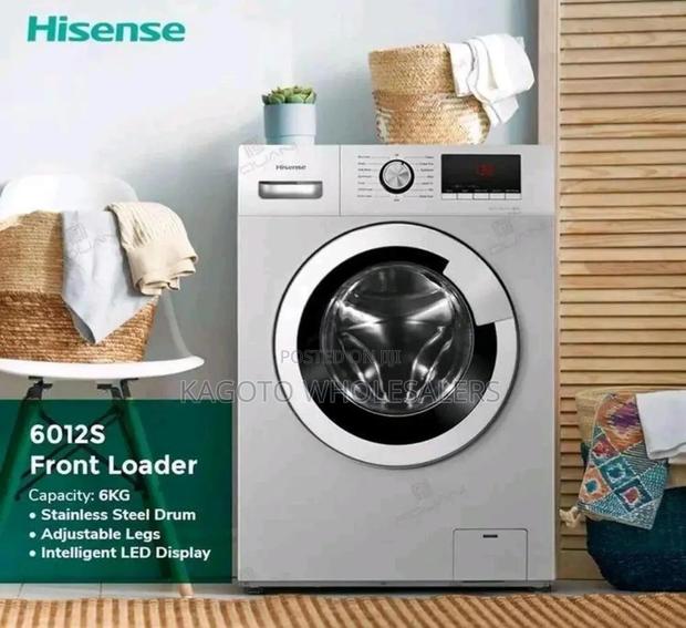 White Hisense 8kgs Wash And Dry Washing Machine