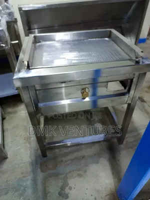 Exclusive Stainless Steel Half Grooved Griddle