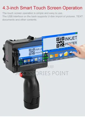 Handheld Inkjet Printer, Expirydate/Lot/Serial Number/Barcode/Flashdsk