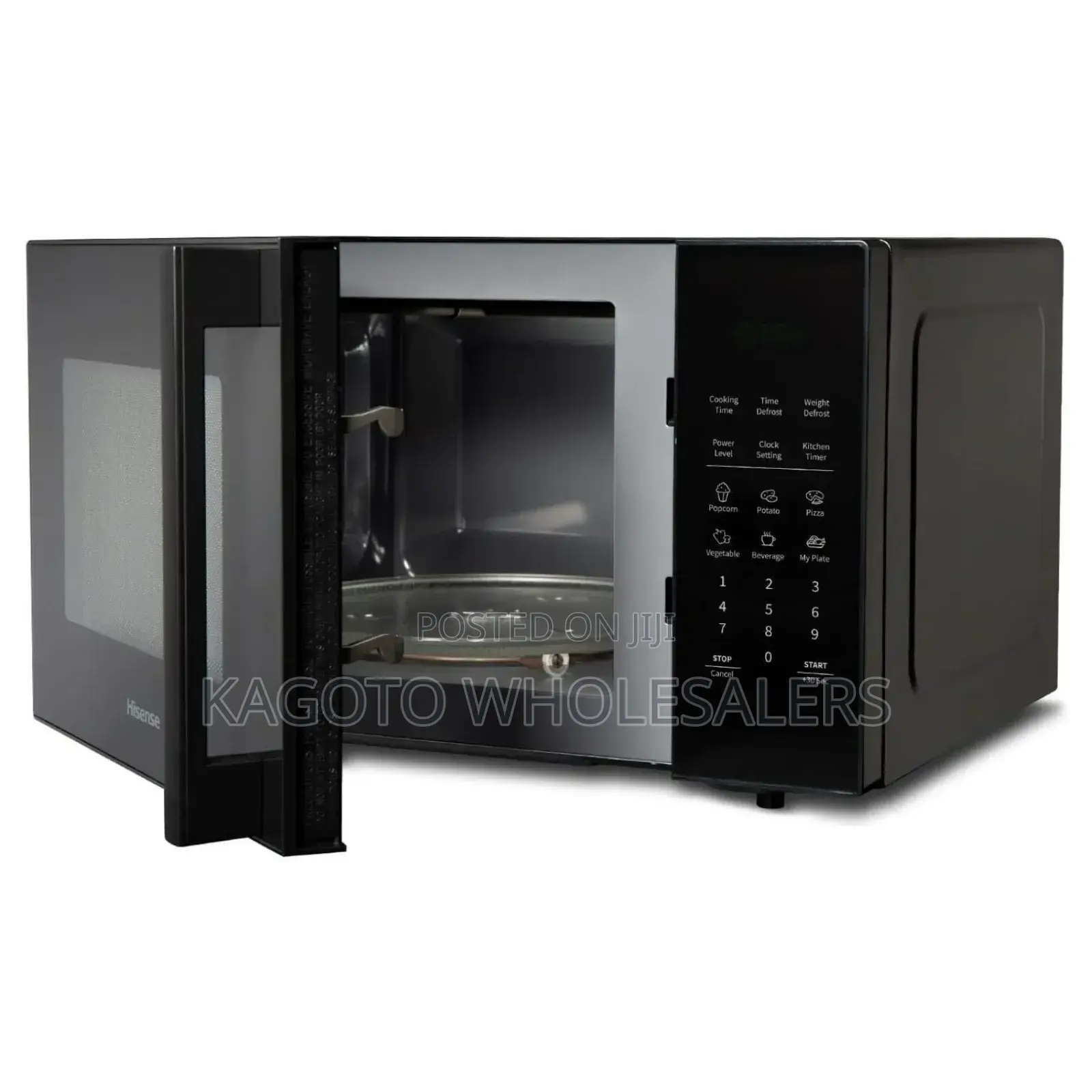 Black  Hisense Microwave 25l