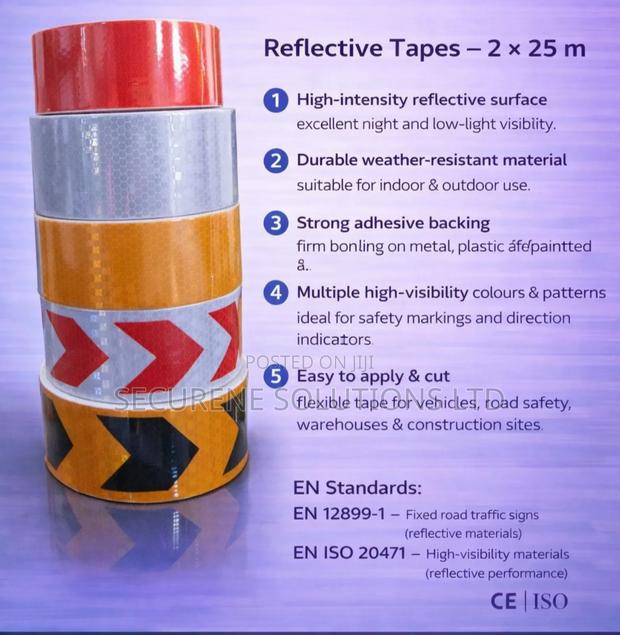 Reflective Adhesive Tapes 50meters By 4 Inches