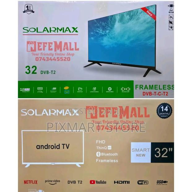 Solarmax 32" Smart Android Tv – Hd Streaming Apps - thumbnail 2