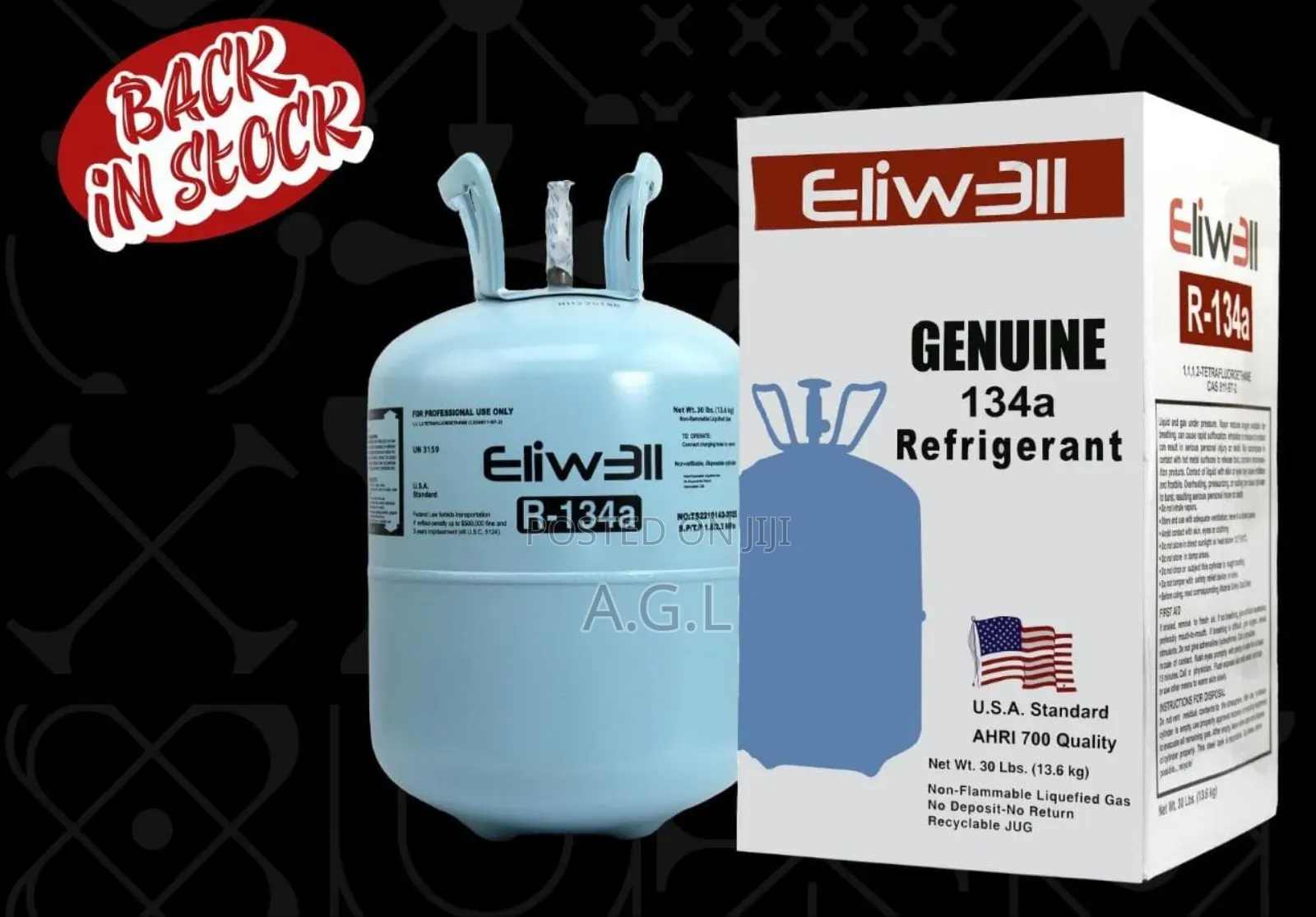R134a Refrigerant Gas Eliwell 3kg