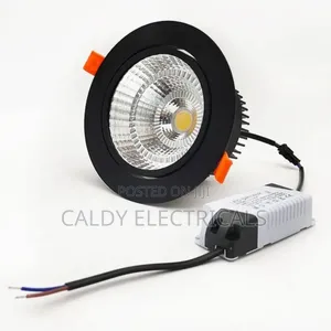 Modern Black Cob Led Recessed Downlight Cz2