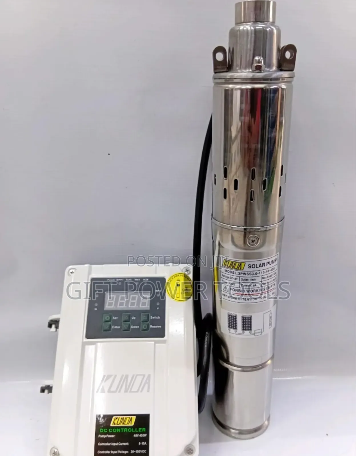 110m Head Submersible Water Pump