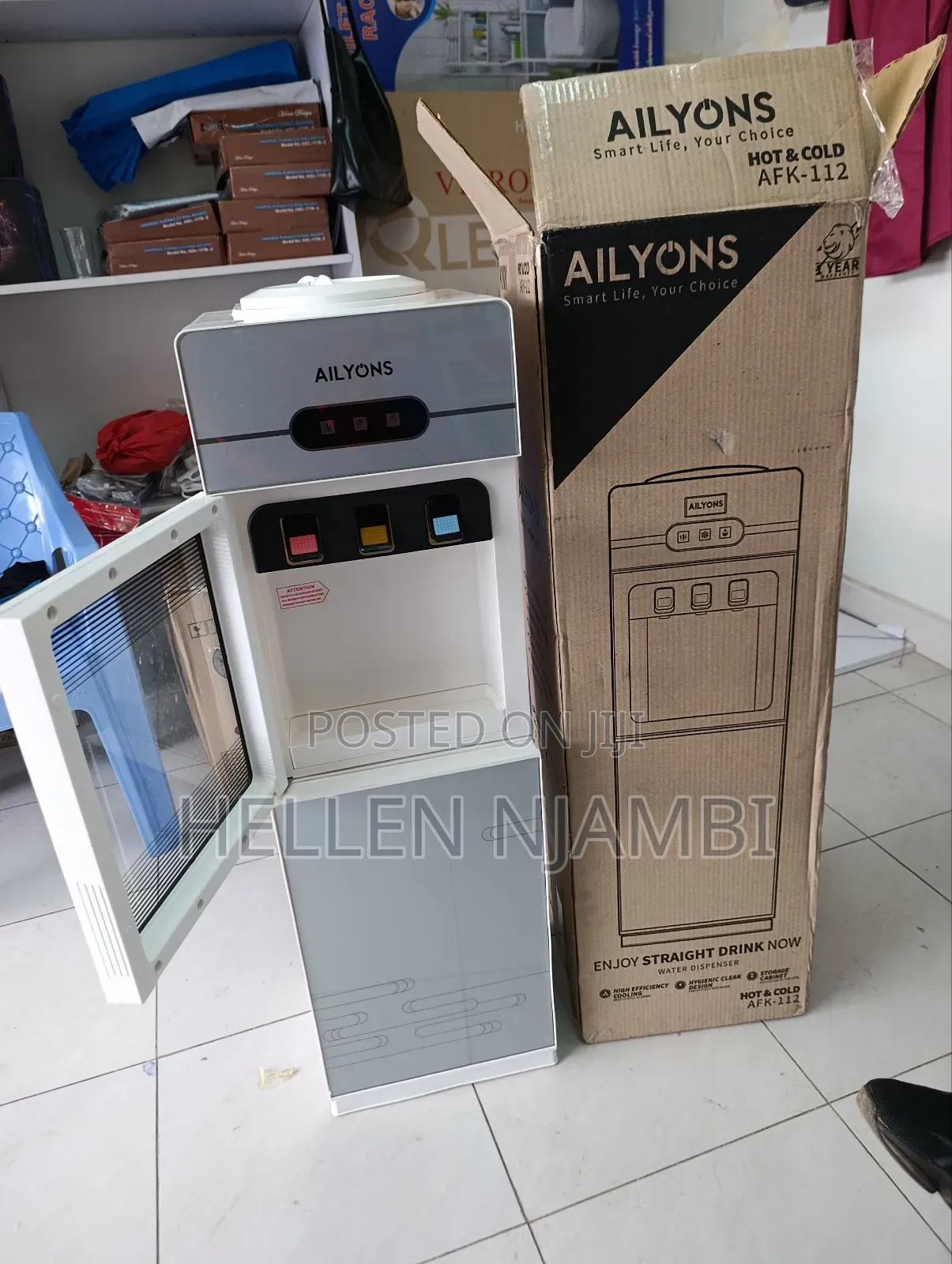 Ailyons Hot and Cold Top Load Water Dispenser