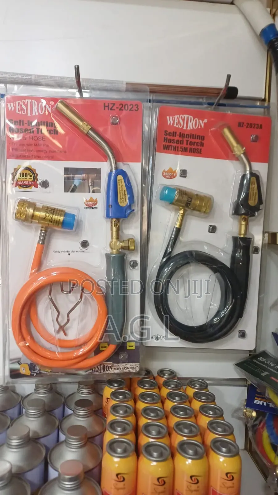 Brazing Torch With Horse For Use With Mapp Gas