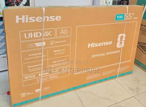 "Hisense Tv 55" Uhd 4k Frameless