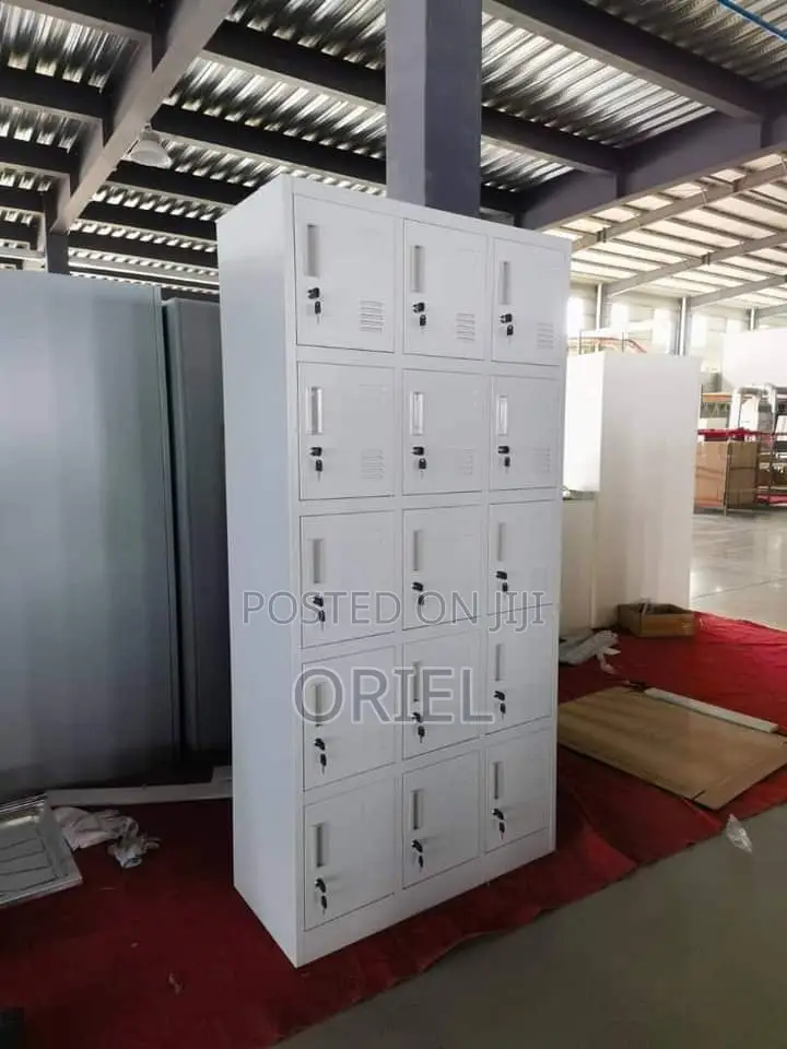 Modern Office Cabinet : 15-Door Office Locker Cabinet