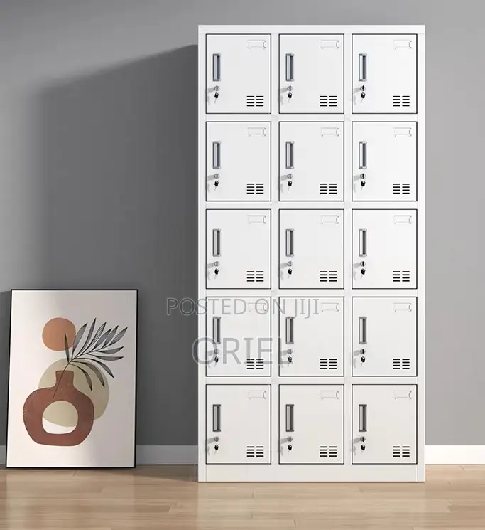 Modern Office Cabinet : 15-Door Office Locker Cabinet
