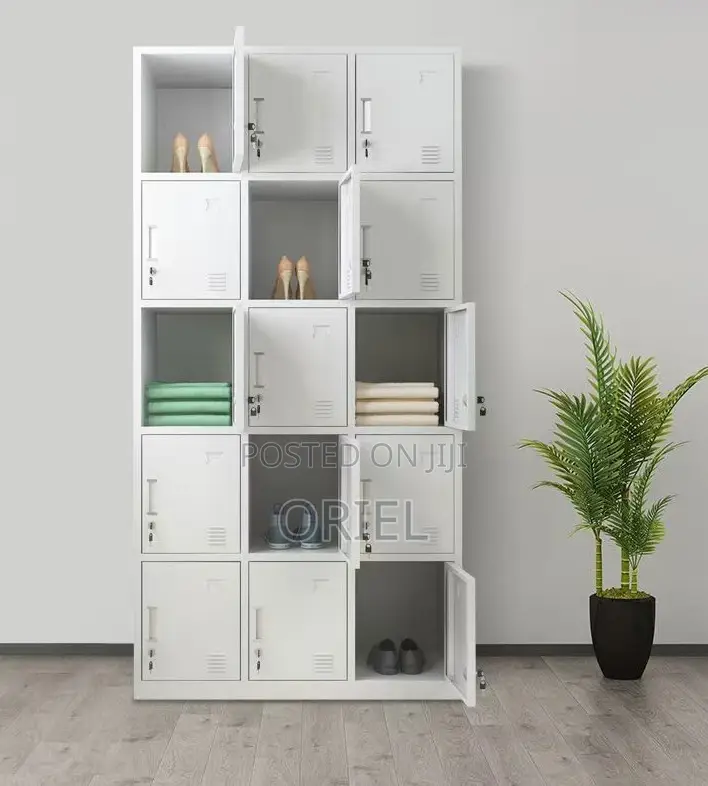 Modern Office Cabinet : 15-Door Office Locker Cabinet
