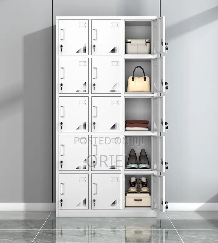 Modern Office Cabinet : 15-Door Office Locker Cabinet