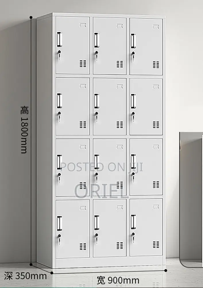 Modern Office Cabinet : 15-Door Office Locker Cabinet