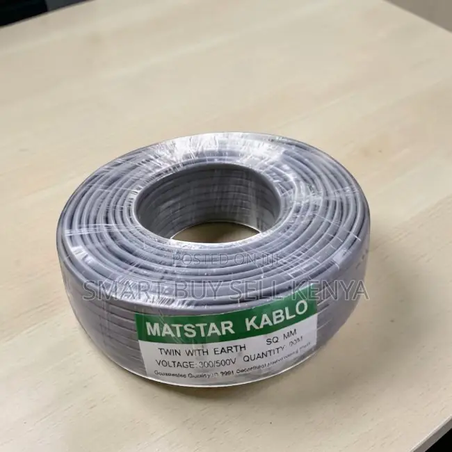Flexible Strong 2.5mm Twin With Earth Long Life Pvc Electrical Cable