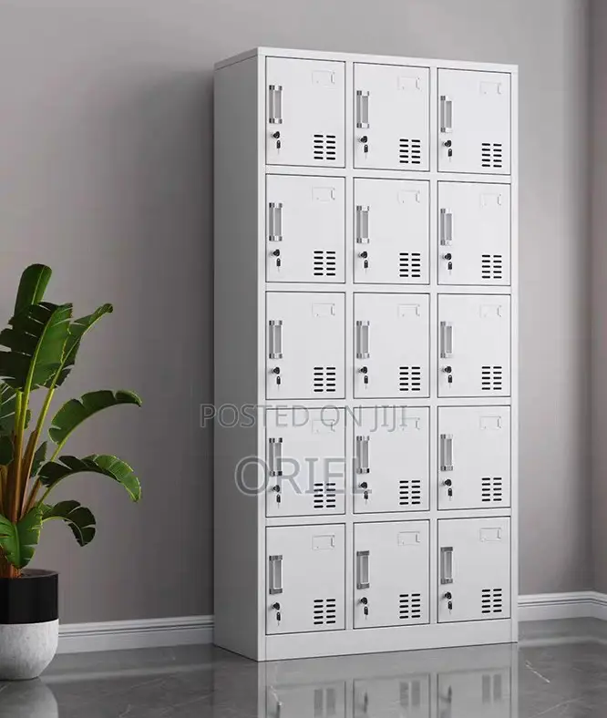 Modern Office Cabinet : 15-Door Office Locker Cabinet