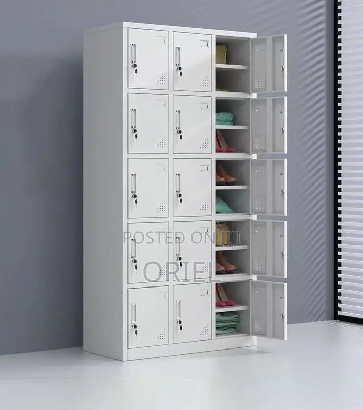 Modern Office Cabinet : 15-Door Office Locker Cabinet