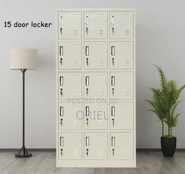 Modern Office Cabinet : 15-Door Office Locker Cabinet