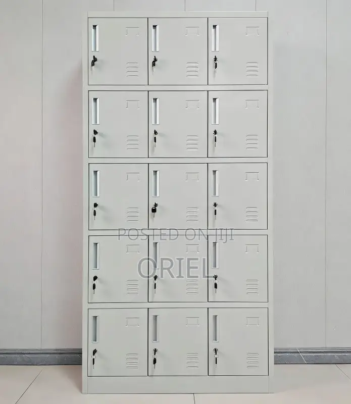 Modern Office Cabinet : 15-Door Office Locker Cabinet