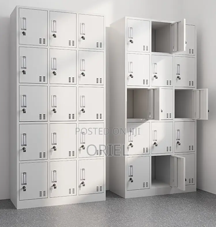 Modern Office Cabinet : 15-Door Office Locker Cabinet