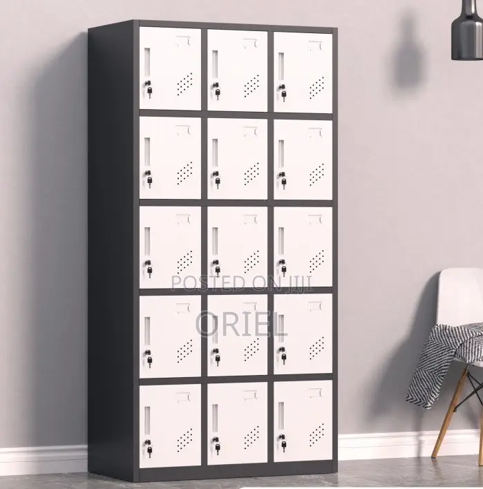 Modern Office Cabinet : 15-Door Office Locker Cabinet