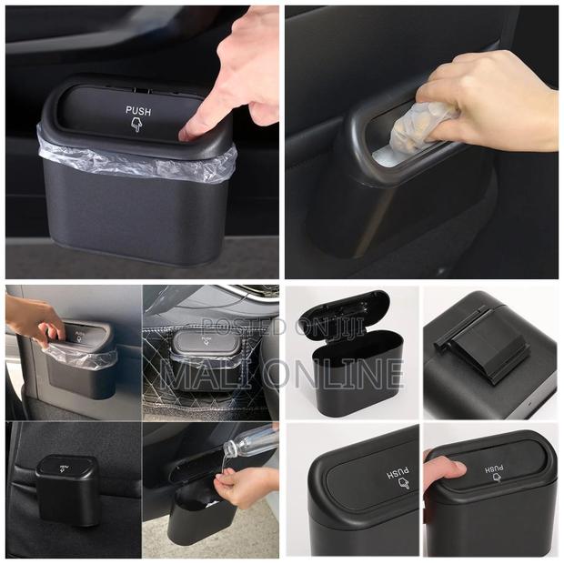 Car Trash Can With Lid Multifunctional Folding Car Dustbin - main view