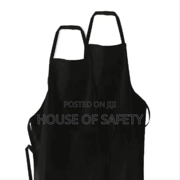Black Chef Apron Full Frontal - thumbnail 2